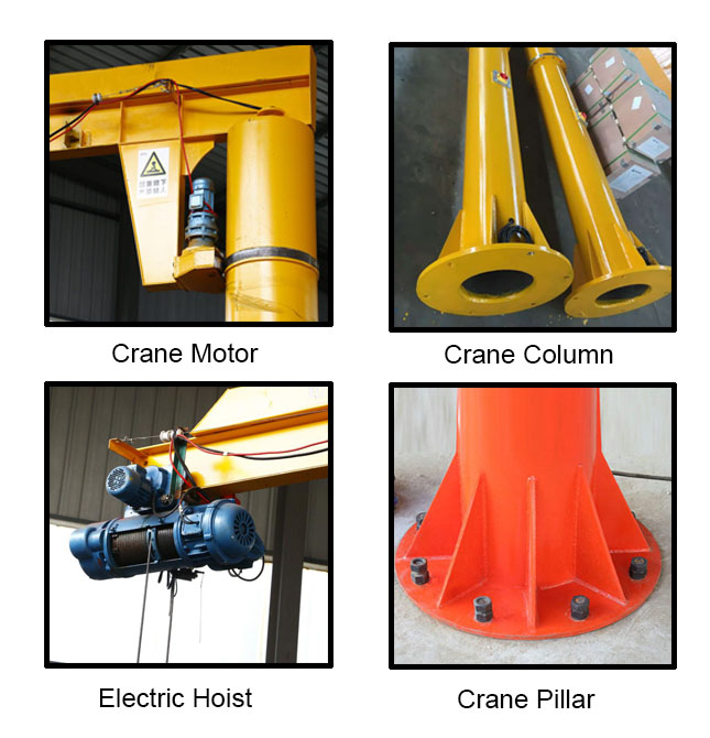 M5 Electric Hoist Jib Crane 3 Phase For Garment Shops