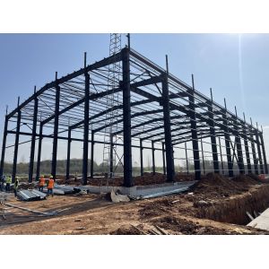 Prefabricated Durable High Strength Steel Structure Warehouse For Industrial