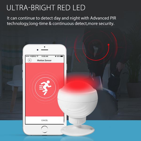 Tuya Wireless Zigbee Infrared Wifi Pir Motion Sensor Human Body Movement