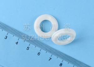 China Al2O3 ZrO2 SSiC Alumina Ceramic Valve Plate White Color For Pump Components on sale