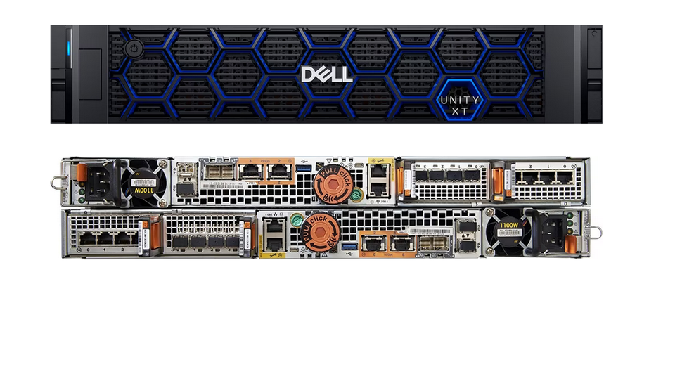 10K 8x16GB DellS EMC Unity XT 480 ASA 1.8TB FC Ports Network Storage Arrays