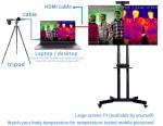 1080P 12VDC 2m Face Recognition Thermal Scanner