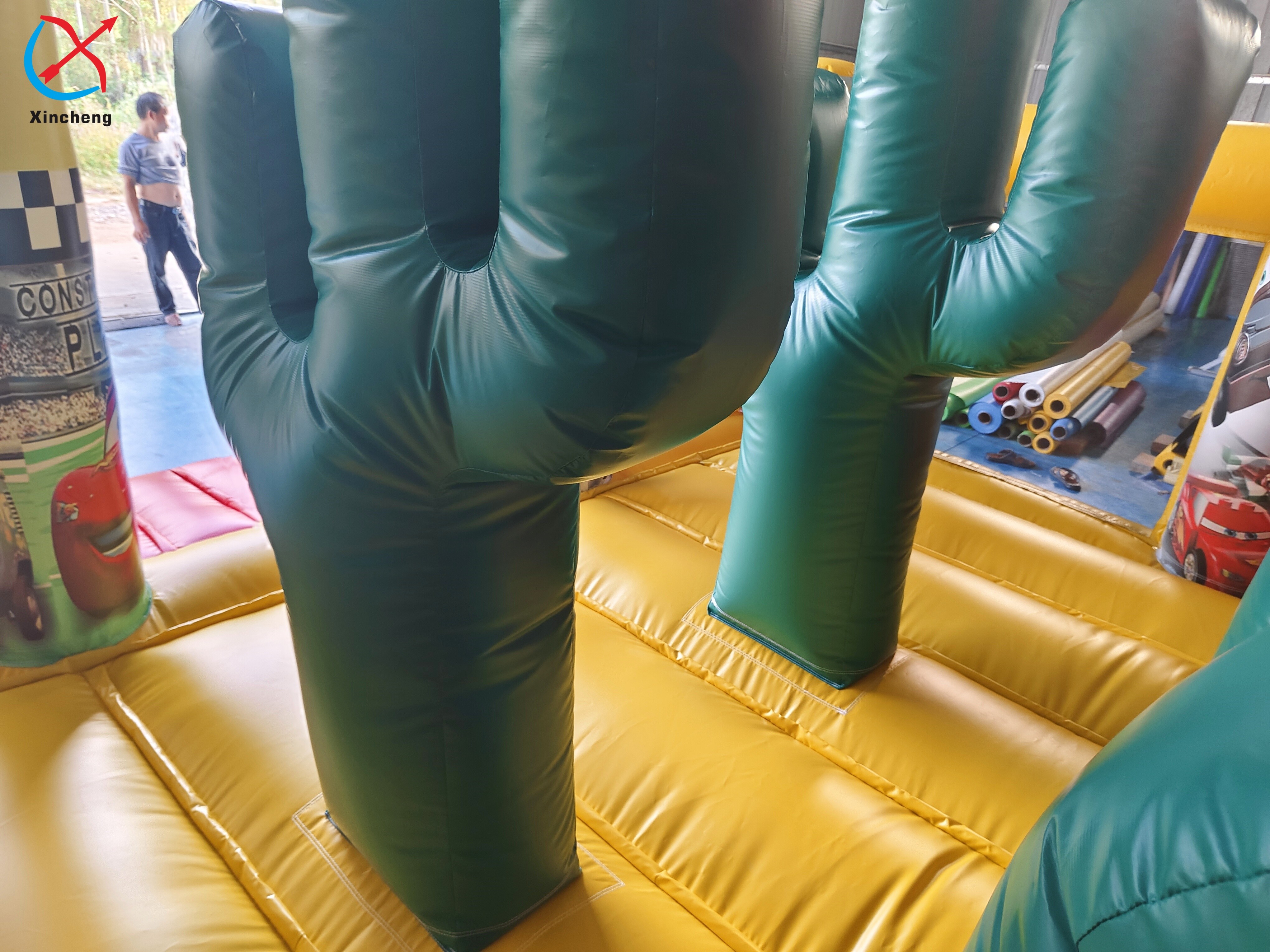 Inflatable Slide The Cars Inflatable Dry Double Slides Castle