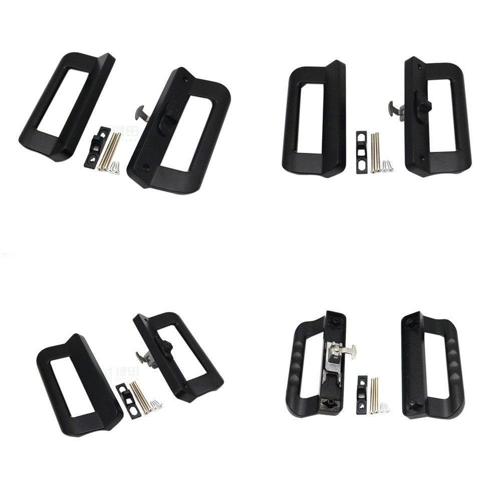 Aluminum Alloy 168mm Double Sided Handles Distance 16mm Leaves for Sliding Door