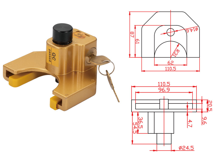 Protect Your Trailer with this Anti-Theft Lock Trailer Parts and Accessories
