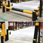 Warehouse Dock Gate Anti-Collision Guardrails Warehouse Safety Barrier Traffic