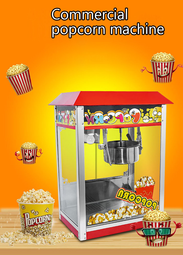 Commercial Electric Hot Air Popcorn Making Machine For Home