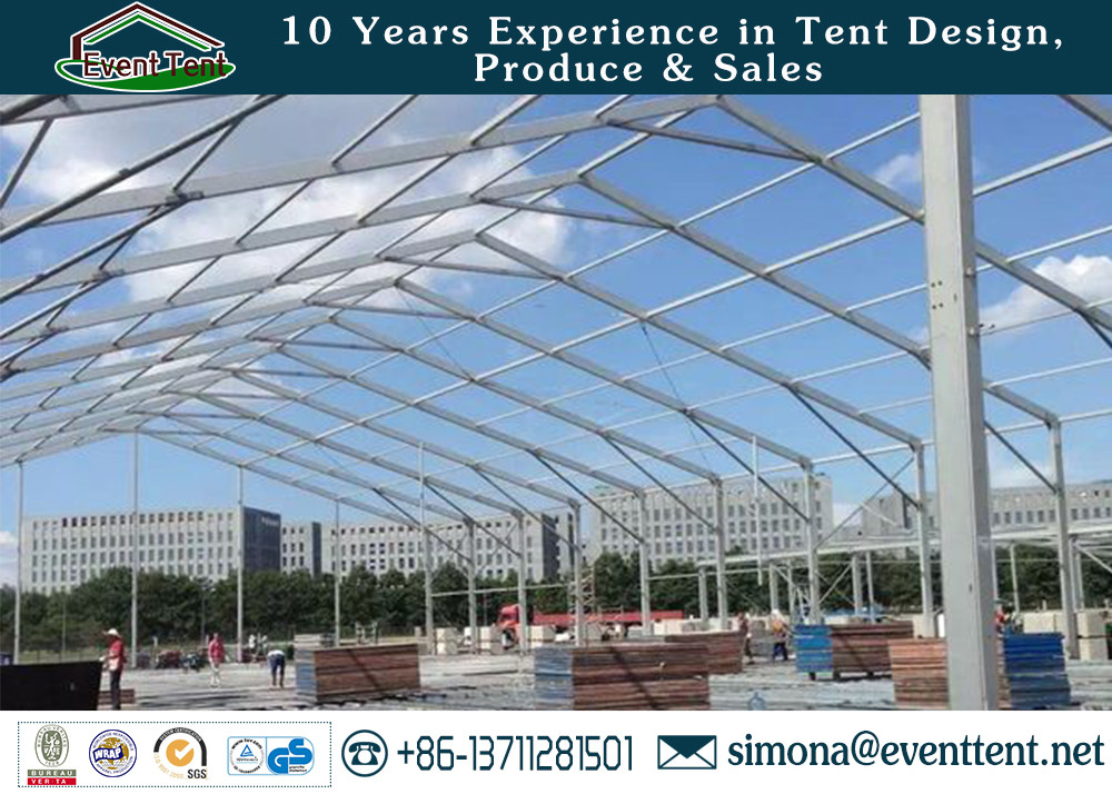 3000 people luxury giant clear span structure A frame tent for event