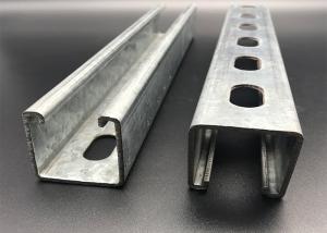 Quality Manufacturer Zinc Plated Custom Length Slotted Plain Unistrut Channel for sale