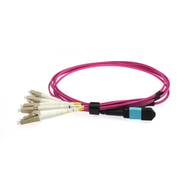 MTP-LC Fiber Optic Patch Cord Plenum Jumper Cable LSZH