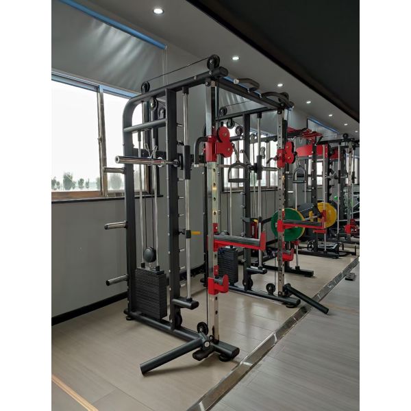 Multi Functional Smith Machine Cage Large Loader Commercial Home Gym Full Body Comprehensive Fitness Equipment Freeman Machine