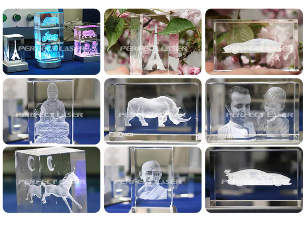 5 W Small Desktop 5W UV Laser Marking Engraving Machine For Crystal Glass Acrylic