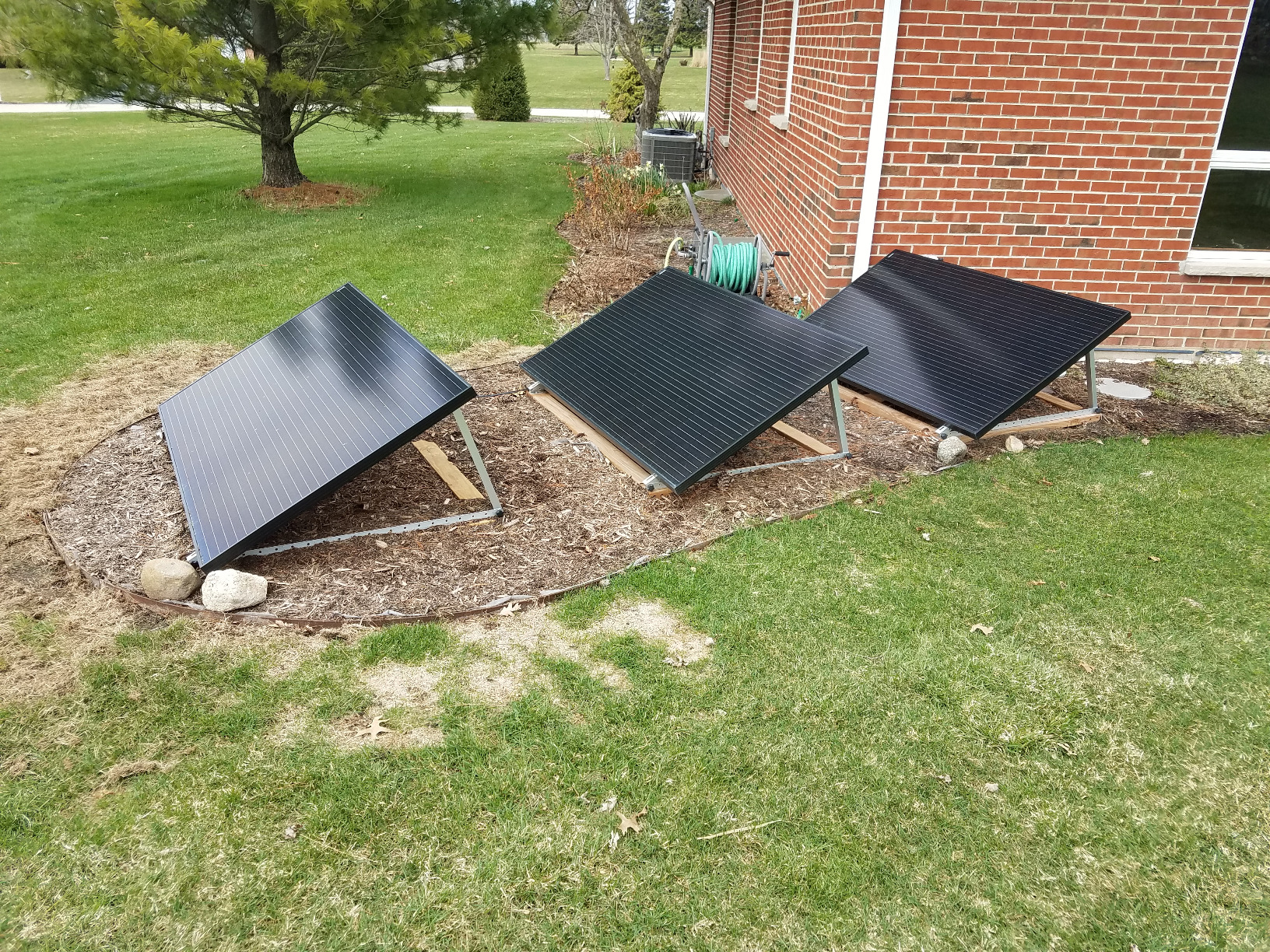 Adjustable Tilt Range Solar Mounting Bracket for PV System Structure Wind Load 60m/s