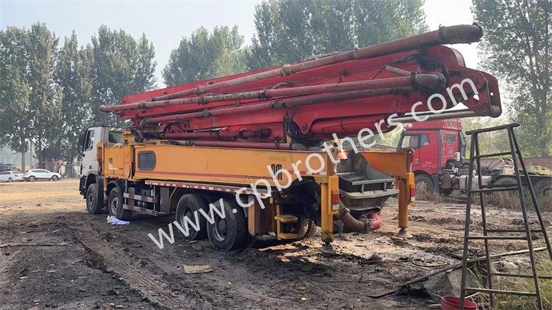 2013 Putzmeister 56m Used Truck Mounted Pump Concrete Boom Pump