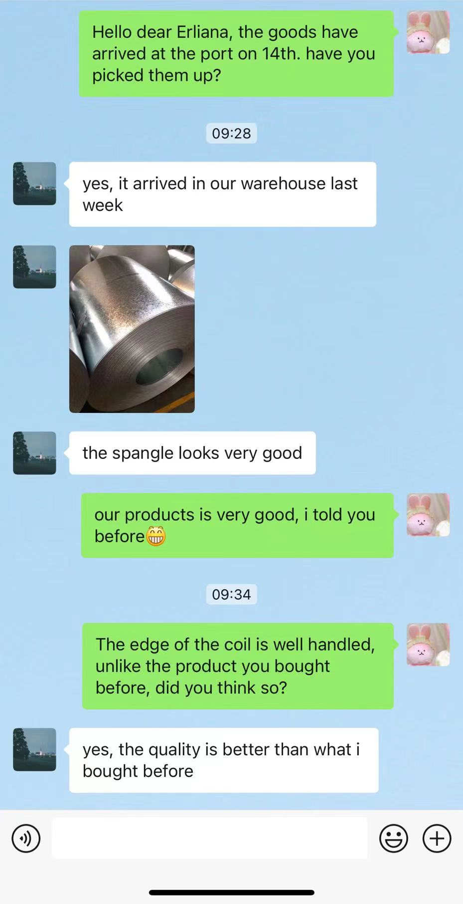 Light Galvanized Steel Coils with Custom Made Chemical Composition in Light Weight