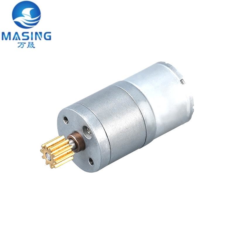 Brushed RF-310 Motor With 25mm Metal Gearbox Dc Gear Motor For Robot And Motorcycle Lock