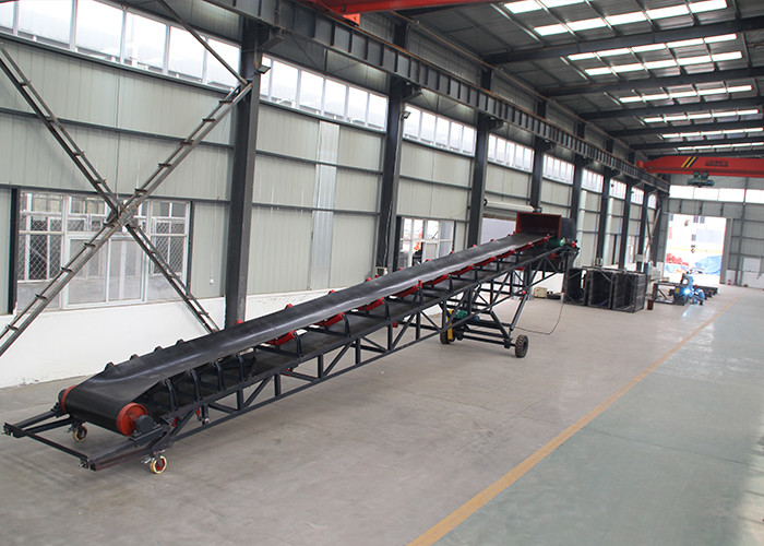 Rubber Cereal Mobile Inclined Belt Conveyor for Mine Sand Grain Conveying
