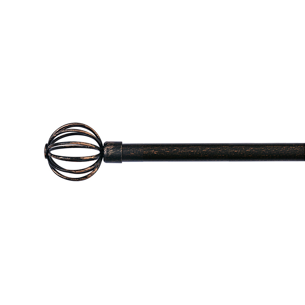 Wall Mounted Pipe Curtain Rods With Single Bracket Home Decor