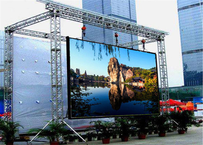 P4.81 Outdoor Rental LED Display No Fan Design Front Maintenance LED screen , External Led Display