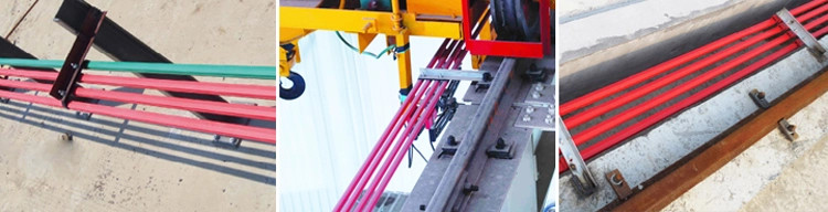 Customized Overhead Crane Electrical Bus Bars Slide Conductor 50-120A Rated Current