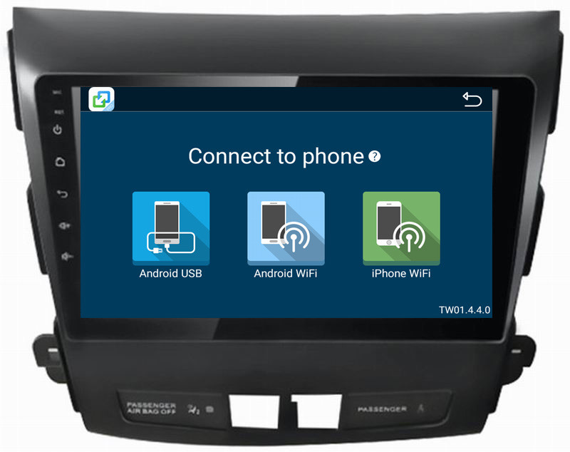 Ouchuangbo car radio gps navigation android 6.0 for Mitsubshi Outlander support bluetooth SWC USB Mirror-Link 1080 video