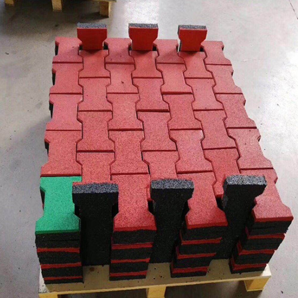 Red Horse Stable Rubber Flooring Customized Interlocking Rubber Stall Mats 200*160mm