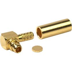 China Gold RF RG188 Coax Cable Connector SSMB Nano Crimp For Video Signal on sale