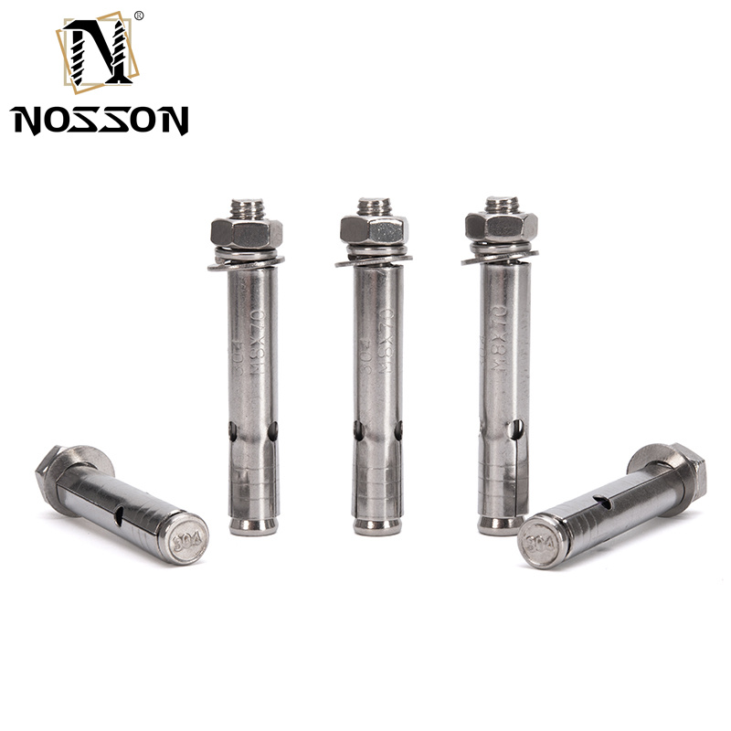 5/16IN Diameter Stainless Steel Color Zinc Plating Yellow Galvanized Carbon Steel Class 4.8 8.8 10.9 12.9 Anchors for Durable