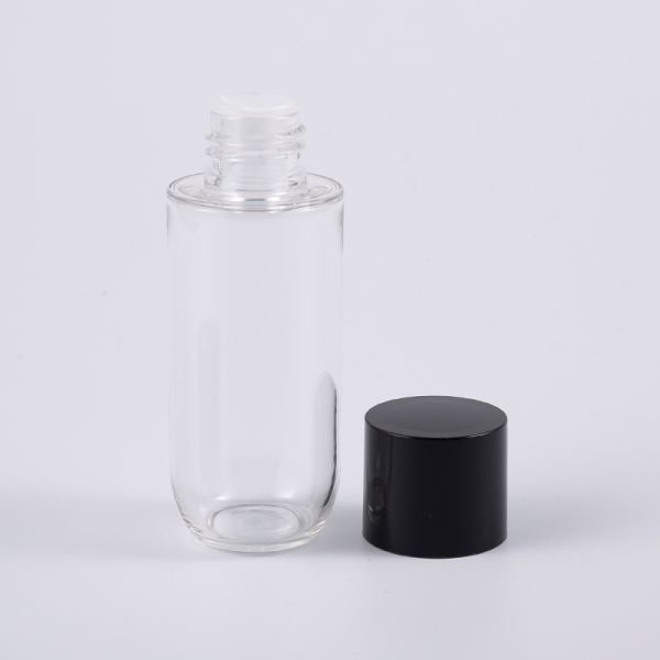 Sample Gift PETG Cosmetic Bottles Sleek Round Clear 20ml