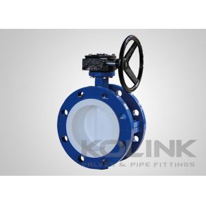 PTFE Lined Butterfly Valve 2-48 Inch Class150 Concentric Disc
