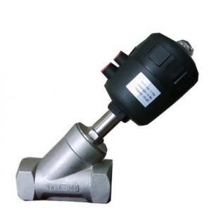 Quality J611F Hexagon Head Piston Operated Pneumatic Stainless Steel Angle Seat Valve Durable for sale