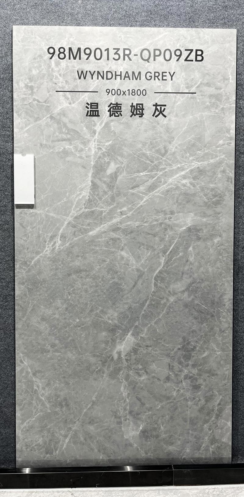 Wear-Resistant W.A 0.5% Water-Proof Interior Wall 900x1800x9mm Glazed Polished Porcelain Tile For Living Room And Bathroom