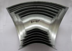 Quality Galvanized Steel 45 Degree Stamping Half Elbow / Pressed Bends Halves for sale