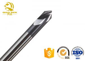 Quality High Precision Chamfer End Mill Cutter 45 Degree Chamfer End Mill 50-10 Mm Overall Length for sale