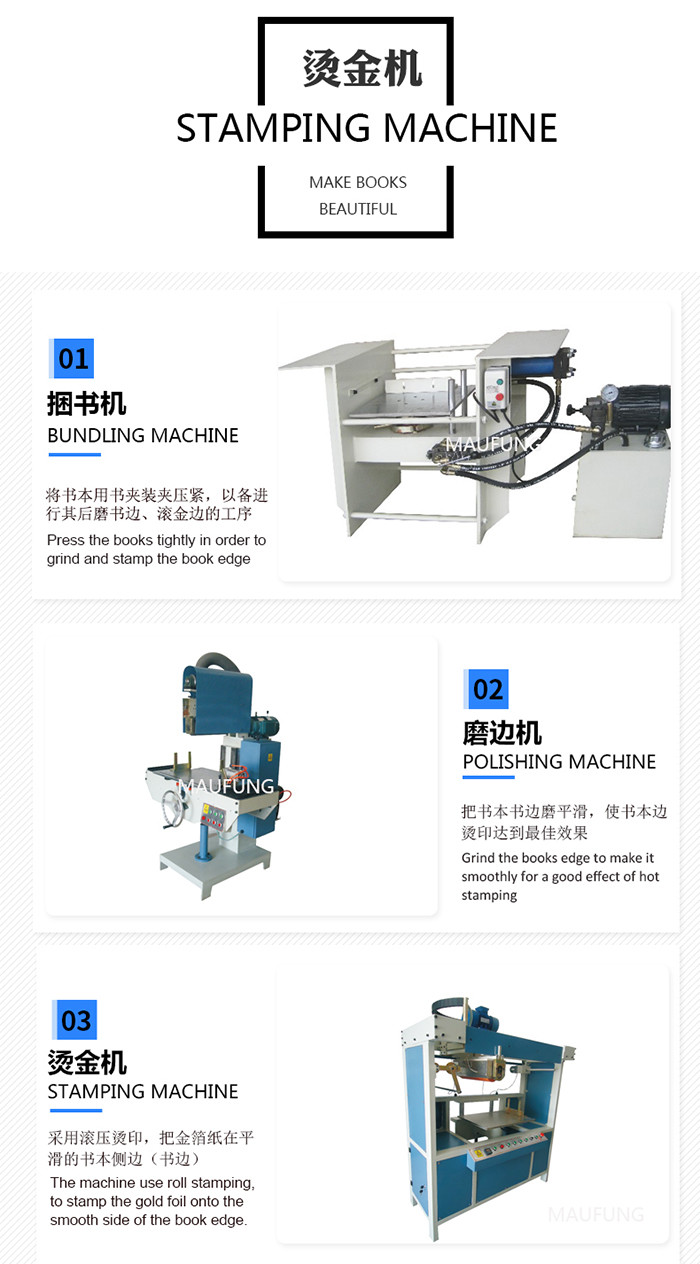 390*390mm Book Bundling Machine Hardcover Book Stamping Machine MF-400A