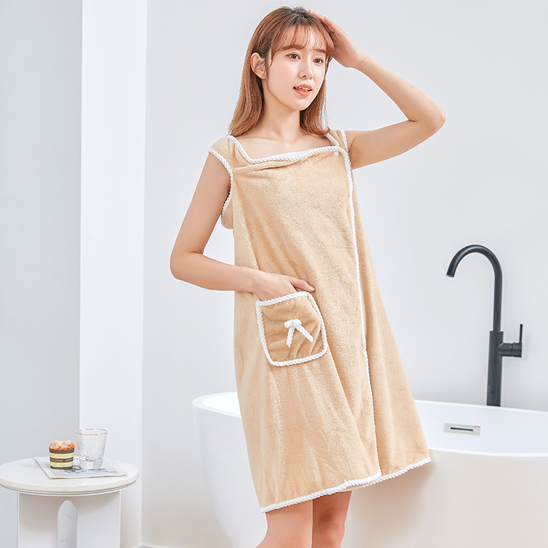 300-400g Microfiber Bath Skirt for Beautiful Ladies in Hotel Spa Shower Body Wrap