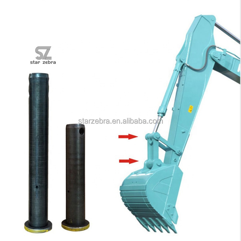 30mm 120mm Excavator Parts Bucket Arm Boom Pins made of Alloy Steel for Road Construction Machinery