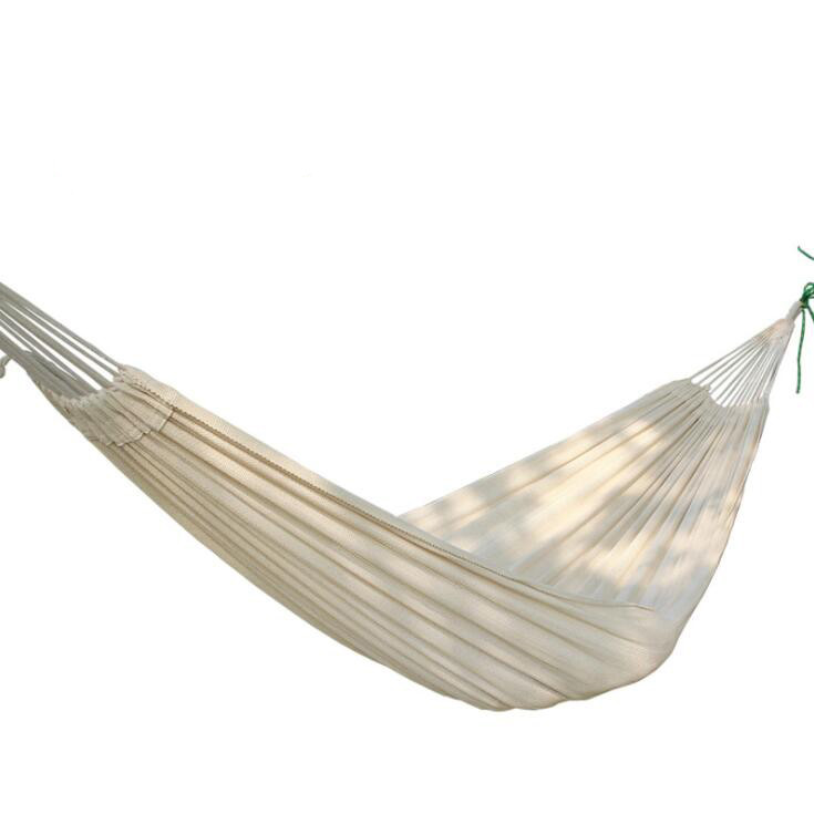 White Garden Outdoor Garden Hammock Two Person Type For Backyard