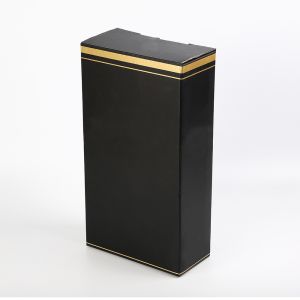 Collapsible E Flute Corrugated Wine Packaging Box With Crash Lock Bottom And