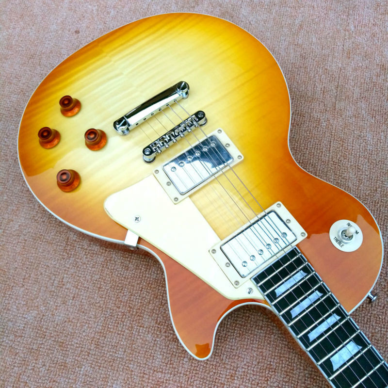 New style of high-quality standard LP 1959 R9 electric guitar, maple top, ebony fingerboard electric guitar