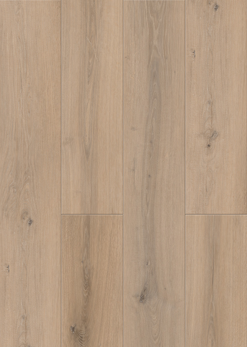 Eco Friendly Wood Grain Rigid Core SPC Fireproof Click Elegant Oak Burlywood