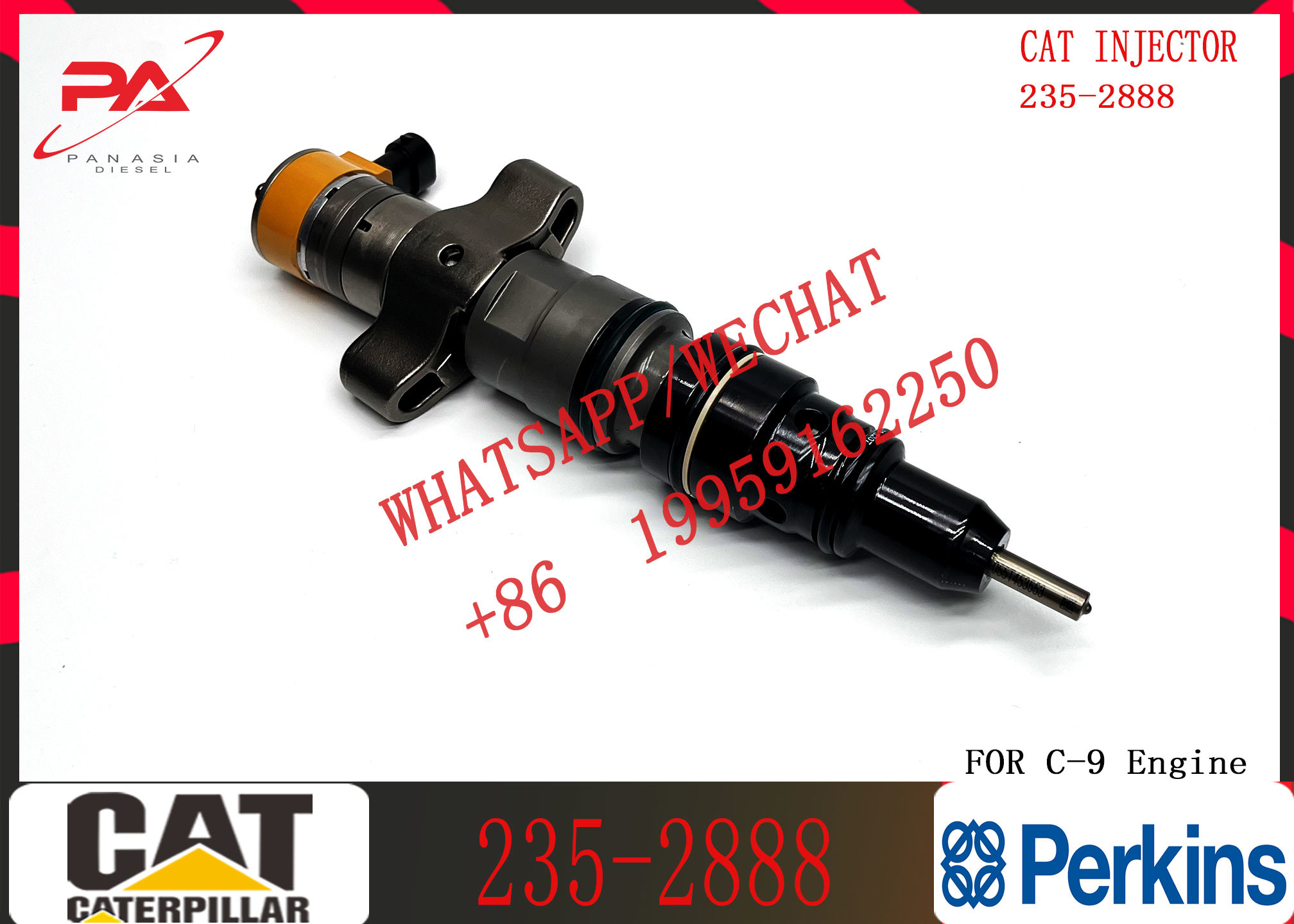 Fuel Injector 236-0962 235-2888 10R-7224 236-0962 217-2570 10R-7225 For CAT C9 / C-9