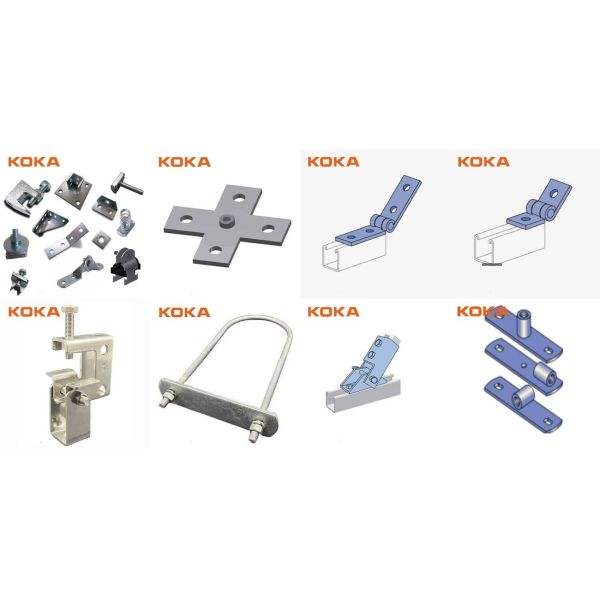 Electrical Zinc Custom All Shape Strut Fitting Brackets