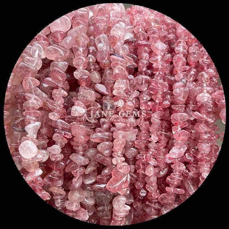 Clear Quartz Amethyst Gems Bead Natural Crystal Irregular Shape Chip Gravel Stone Loose Bead Strands For Bracelets
