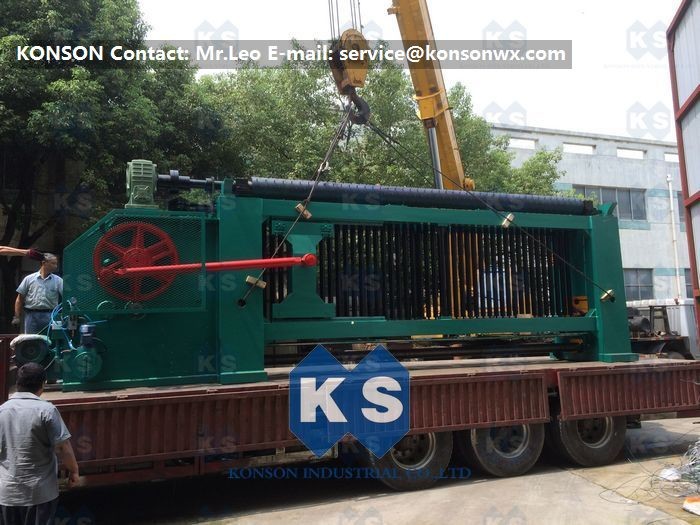 High Corrosion Resistance Gabion Machine For Galfan Wire Gabion Box Making