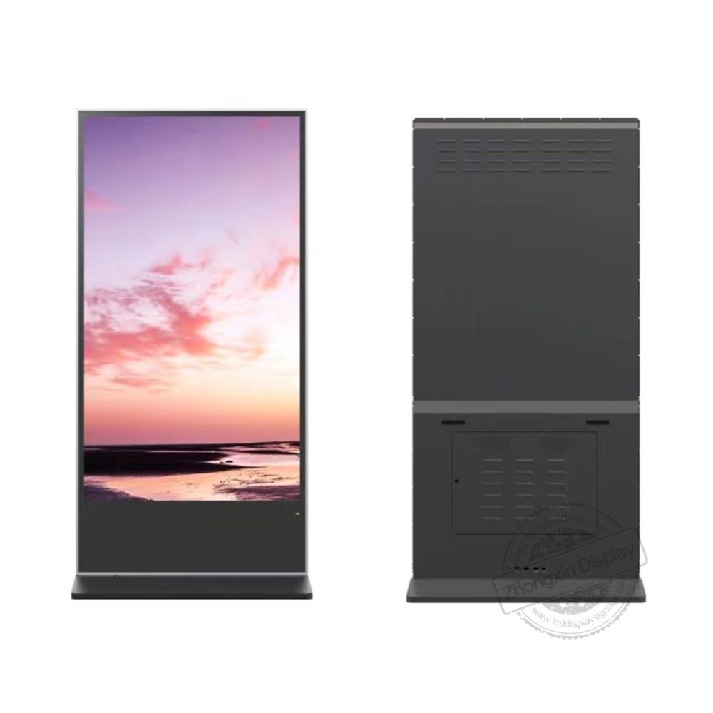 86inch 3840*2160 Interactive Lcd Free Standing Monitor 4000 1 Contrast Ratio 8GB-32GB Storage 2GB-16GB RAM