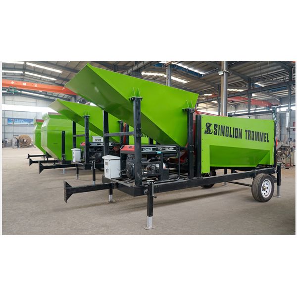 Mobile Rotary Trommel Screen Advanced Technology for Compost and Sand Screening