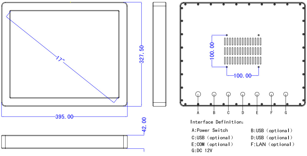 Windows10 Wire Resistive Touch Screen