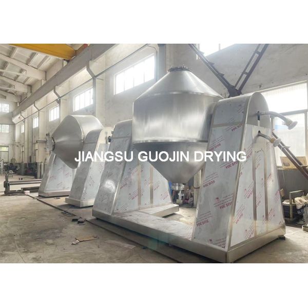 400L Max Loading Volume Horizontal Hollow Paddle Dryer Controlled By PLC Or Button Control System