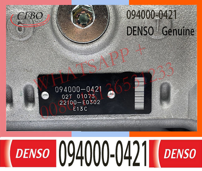094000-0421 DENSO Diesel Engine E13C Fuel HP0 pump 094000-0420 094000-0421 for HINO 22100-E0300 22100-E0302